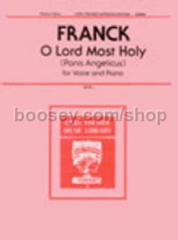 O Lord Most Holy (Panis Angelicus) (medium voice and piano)
